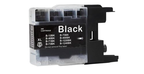 Utángyártott Brother  LC1240BK nagy kapacitású (30ml) fekete tintapatron
