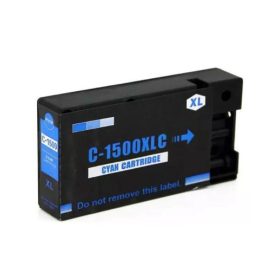   Utángyártott Canon PGI-1500XLC 12ml. prémium, új nagy kapacitású kék tintapatron, chippel