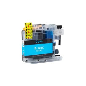   Utángyártott Brother  LC223C (10ml) nagy kapacitású, prémium, kék tintapatron