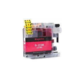   Utángyártott Brother  LC223M (10ml) nagy kapacitású, prémium, bíbor tintapatron