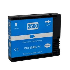   Utángyártott Canon PGI-2500XL C [ 9254B001 ] 20ml. prémium, új nagy kapacitású kék tintapatron, chippel