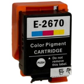   Utángyártott Epson 2670 C13T26614010  színes ,  7ml , prémium, új tintapatron