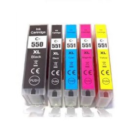   Utángyártott  Canon PGI-550XL/CLI-551XL prémium, új  multipack  5 db. patron