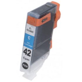   Utángyártott Canon CLI-42C [C] 14ml  prémium, nagy kapacitású kék tintapatron, chippel