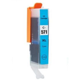  CLI-571XL[C] 12,5ml prémium utángyártott nagy kapacitású kék tintapatron, chippel