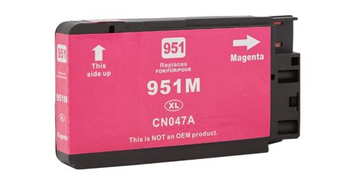 Utángyártott HP CN047AE [M] No.951XL 28ml nagy kapacitású, prémium, magenta tintapatron