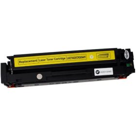   Utángyártott Canon CRG054 HY [ CRG054 H ] sárga, nagy kapacitású, prémium, teljesen új kazetta, ÚJ CHIPPEL