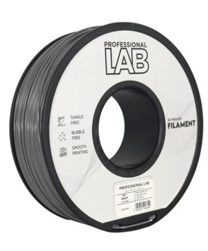 ABS+ SZÜRKE filament - 1kg - átmérő 1,75mm +/- 0,03mm / Professional Labs
