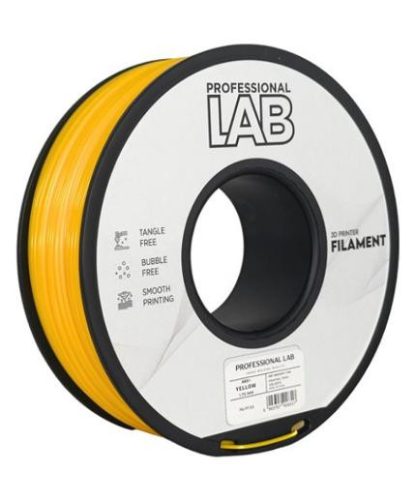 ABS+ SÁRGA filament - 1kg - átmérő 1,75mm +/- 0,03mm / Professional Labs