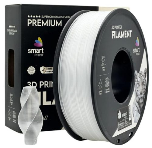 ABS+ ÁTLÁTSZÓ filament - 1kg - átmérő 1,75mm +/- 0,03mm / Smart Print