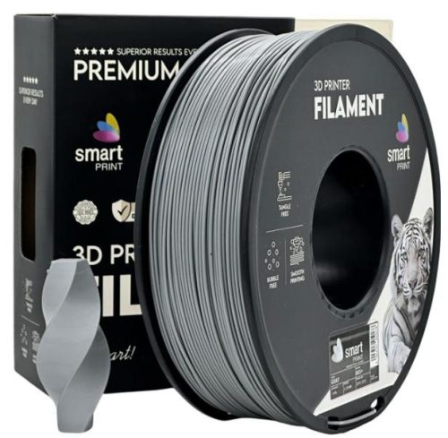 ABS+ szürke filament - 1kg - átmérő 1,75mm +/- 0,03mm / Smart Print