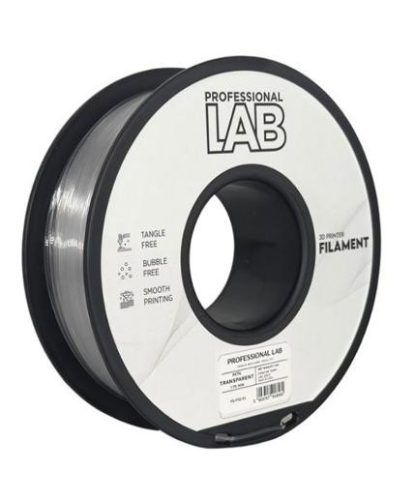 PETG ÁTLÁTSZÓ filament - 1kg - átmérő 1,75mm +/- 0,03mm / Professional Labs