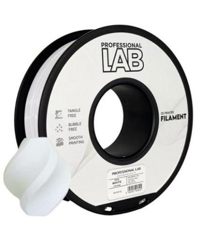 PETG FEHÉR filament - 1kg - átmérő 1,75mm +/- 0,03mm / Professional Labs