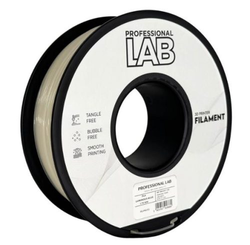 PLA FOSZFORESZKÁLÓ KÉK filament - 1kg - átmérő 1,75mm +/- 0,03mm