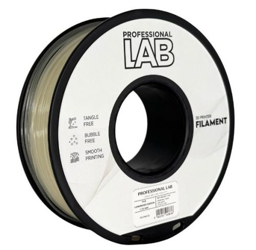 PLA FOSZFORESZKÁLÓ ZÖLD filament - 1kg - átmérő 1,75mm +/- 0,03mm