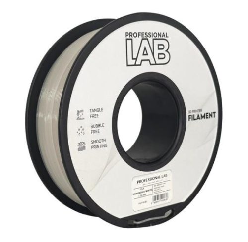 PLA FOSZFORESZKÁLÓ FEHÉR filament - 1kg - átmérő 1,75mm +/- 0,03mm