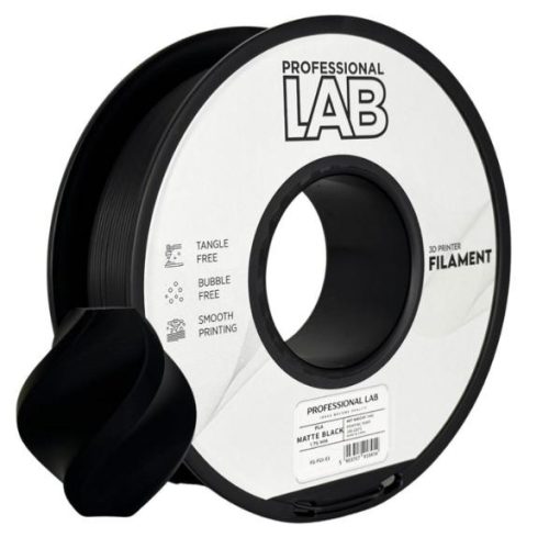 PLA MATT FEKETE filament - 1kg - átmérő 1,75mm +/- 0,03mm / Profession Labs