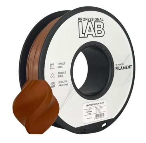 PLA+ BARNA filament - 1kg - átmérő 1,75mm +/- 0,03mm / Professional Labs