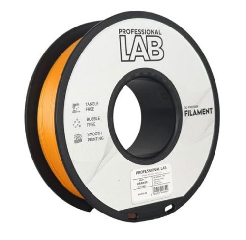PLA+ NARANCS filament - 1kg - átmérő 1,75mm +/- 0,03mm / Professional Labs