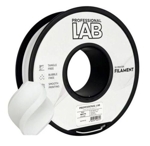 PLA+ FEHÉR filament - 1kg - átmérő 1,75mm +/- 0,03mm / Professional Labs
