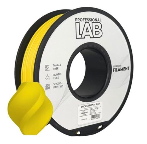PLA+ SÁRGA filament - 1kg - átmérő 1,75mm +/- 0,03mm / Professional Labs