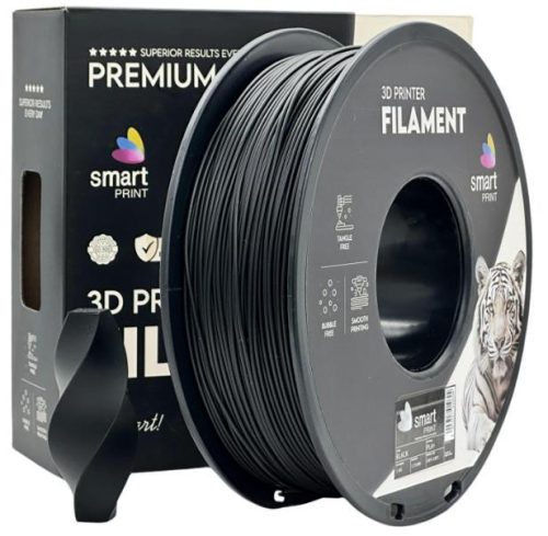 PLA+ FEKETE filament - 1kg - átmérő 1,75mm +/- 0,03mm / Smart Print