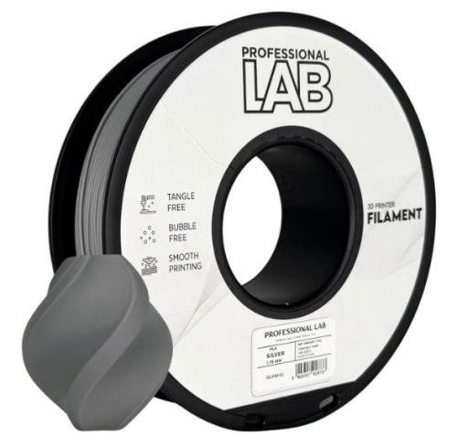 PLA EZÜST filament - 1kg - átmérő 1,75mm +/- 0,03mm / Professional Labs