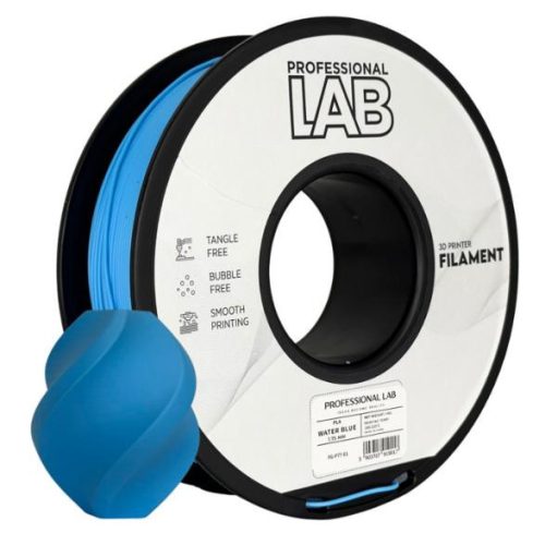 PLA VÍZKÉK ( WATER BLUE ) filament - 1kg - átmérő 1,75mm +/- 0,03mm / Professional Labs