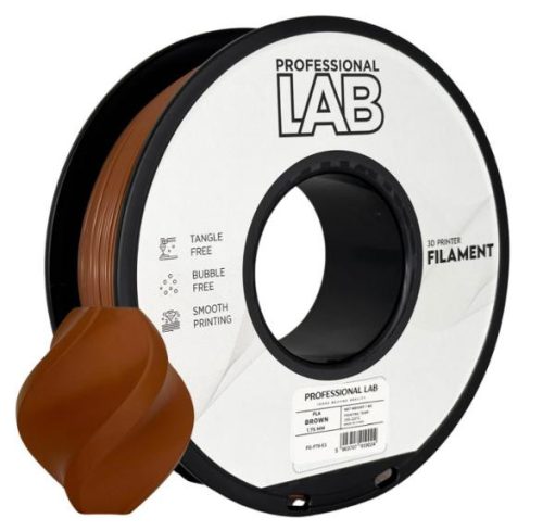 PLA BARNA filament - 1kg - átmérő 1,75mm +/- 0,03mm  / Professional Labs