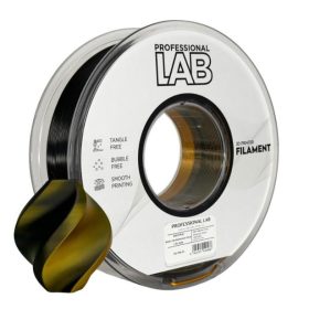   PLA SILK FEKETE-ARANY dual color (kétszínű)  filament - 1kg - átmérő 1,75mm +/- 0,03mm / Professional Labs