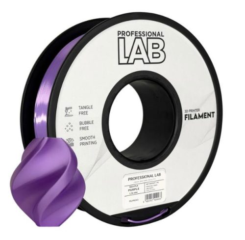 PLA SILK LILA filament - 1kg - átmérő 1,75mm +/- 0,03mm / Professional Labs