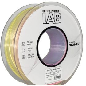   PLA SILK SZIVÁRVÁNY SÁRGA-PINK-KÉK VILÁGOS ÁRNYALATOK filament - 1kg - átmérő 1,75mm +/- 0,03mm