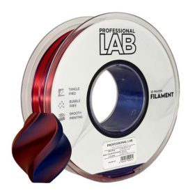   PLA SILK PIROS-KÉK dual color (kétszínű)  filament - 1kg - átmérő 1,75mm +/- 0,03mm / Professional Labs