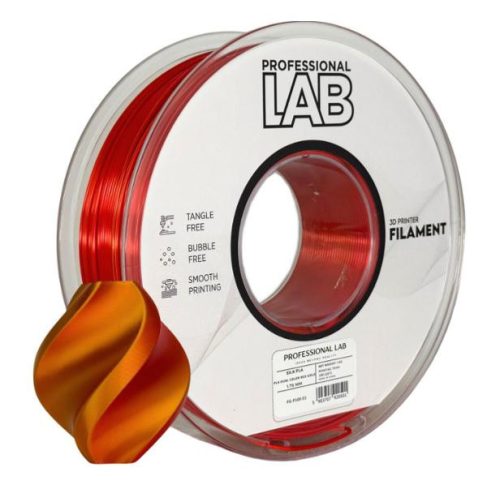 PLA SILK PIROS-ARANY dual color (kétszínű)  filament - 1kg - átmérő 1,75mm +/- 0,03mm / Professional Labs