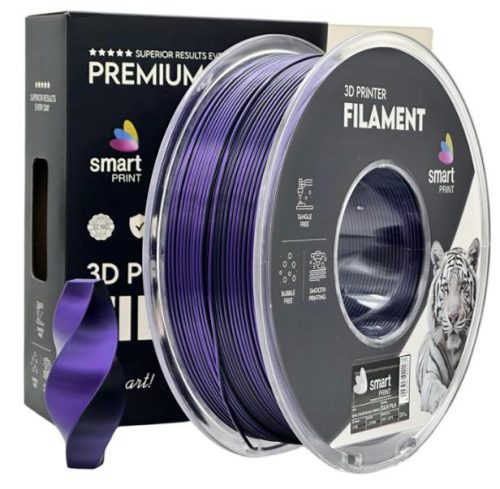 PLA SILK LILA filament - 1kg - átmérő 1,75mm +/- 0,03mm / Smart Print