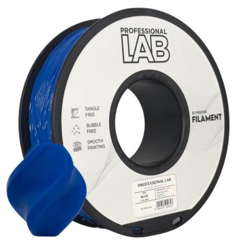 TPU KÉK filament - 1kg - átmérő 1,75mm +/- 0,03mm / Professional Labs