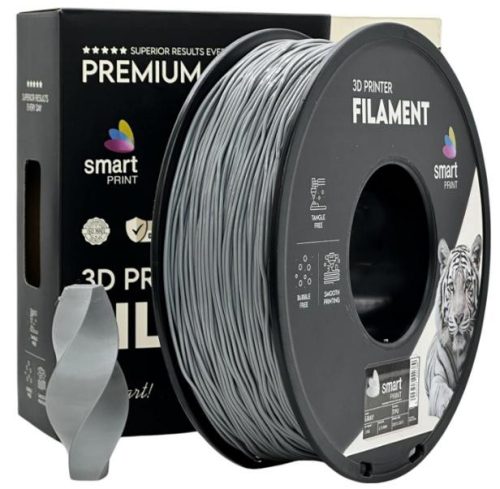 TPU SZÜRKE filament - 1kg - átmérő 1,75mm +/- 0,03mm / Smart Print