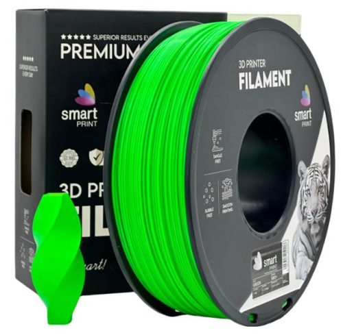 ABS+ zöld filament - 1kg - átmérő 1,75mm +/- 0,03mm / Smart Print