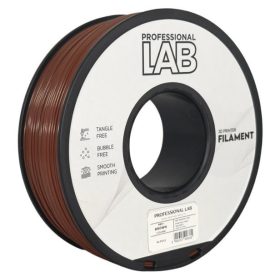   ABS+ barna filament - 1kg - átmérő 1,75mm +/- 0,03mm / Professional Labs