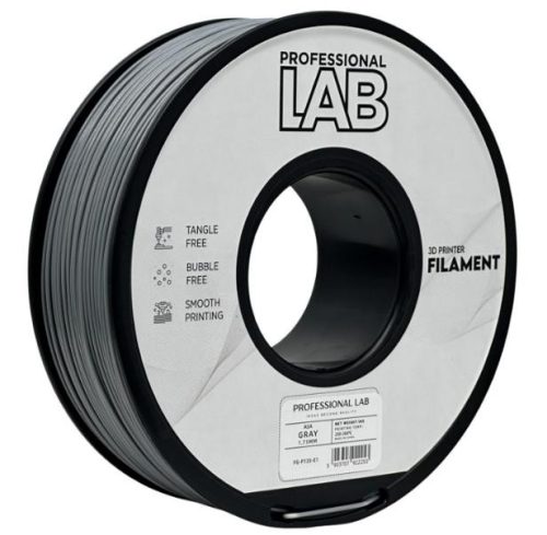ASA-KÜLTÉRI SZÜRKE  filament - 1kg - átmérő 1,75mm +/- 0,03mm / Professional Labs