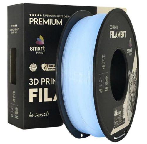 PLA FOSZFORESZKÁLÓ KÉK filament - 1kg - átmérő 1,75mm +/- 0,03mm / Smart Print