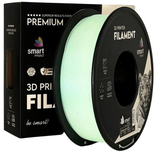 PLA FOSZFORESZKÁLÓ FEHÉR filament - 1kg - átmérő 1,75mm +/- 0,03mm / Smart Print