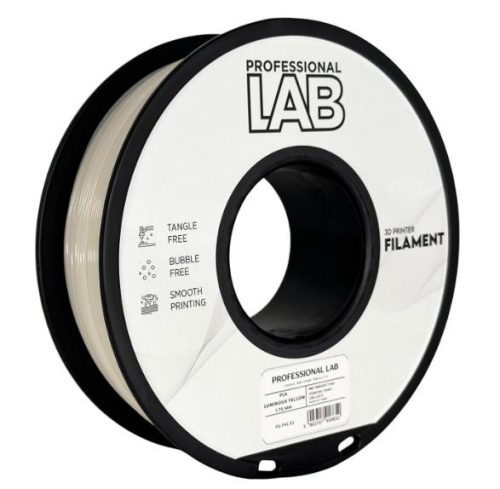 PLA FOSZFORESZKÁLÓ SÁRGA filament - 1kg - átmérő 1,75mm +/- 0,03mm / Professional Labs