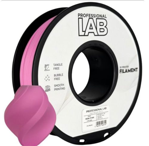 PLA+ új rózsaszín (NEW PINK)  filament - 1kg - átmérő 1,75mm +/- 0,03mm / Professional Labs