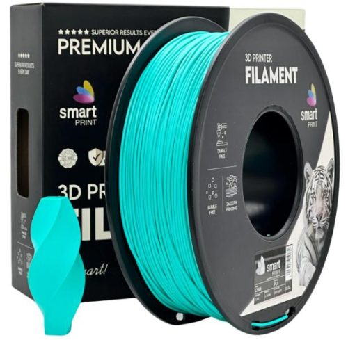 PLA CIÁN KÉK filament - 1kg - átmérő 1,75mm +/- 0,03mm / Smart Print