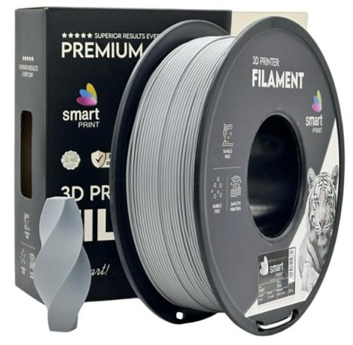PLA SZÜRKE filament - 1kg - átmérő 1,75mm +/- 0,03mm / Smart print