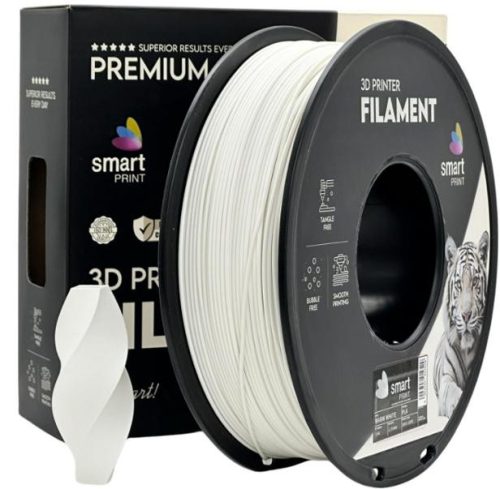 PLA MELEG FEHÉR filament - 1kg - átmérő 1,75mm +/- 0,03mm / Smart Print