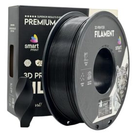   HS-PLA, nagy sebességű nyomtatásra is alkalmas FEKETE filament - 1kg - átmérő 1,75mm +/- 0,03mm / Smart Print