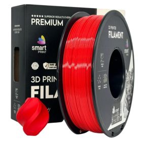   HS-PLA, nagy sebességű nyomtatásra is alkalmas PIROS filament - 1kg - átmérő 1,75mm +/- 0,03mm / Smart Print