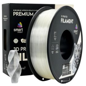   HS-PLA, nagy sebességű nyomtatásra is alkalmas ÁTLÁTSZÓ filament - 1kg - átmérő 1,75mm +/- 0,03mm / Smart Print